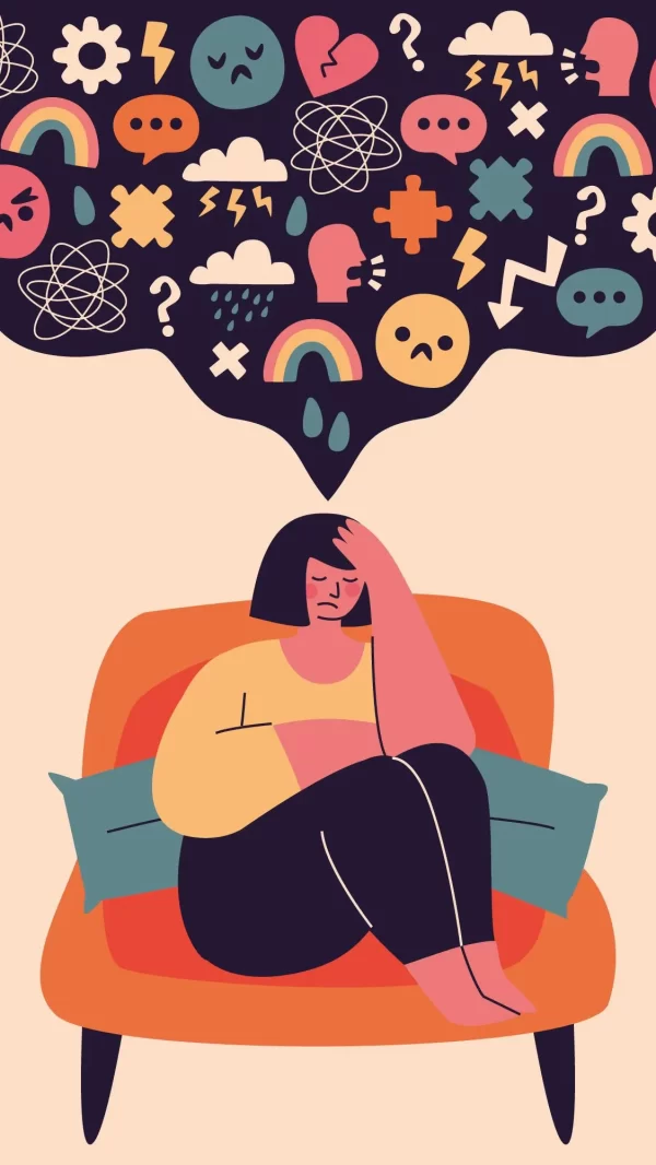crisis emocional vector